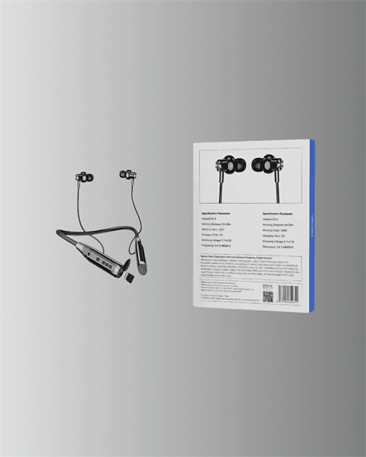 Bluetooth 5.0 Kablosuz Kulaklık – Uzun Pil Ömrü ve Ergonomik Tasarım