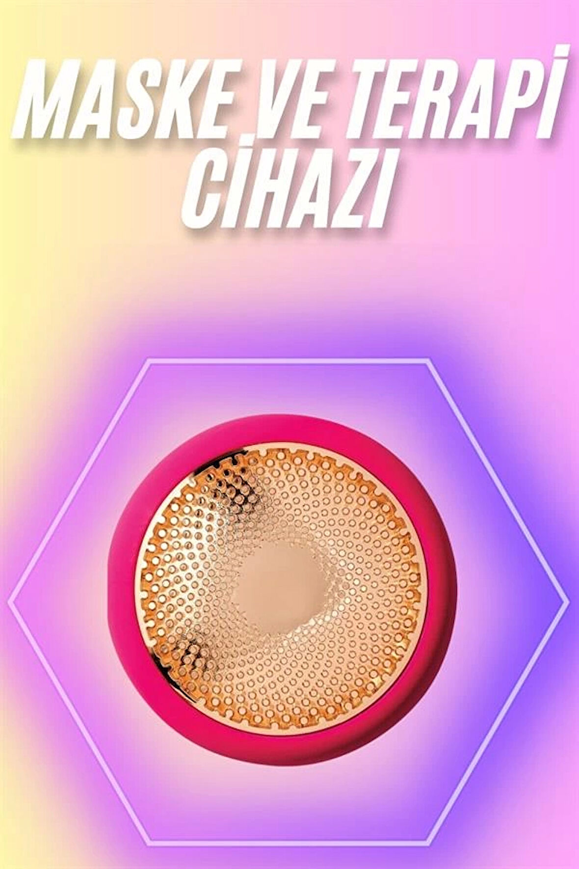 Mini Saç Derisi Masaj Aleti Led Işık Terapisi Cildi Yatıştırır ve Dengeler