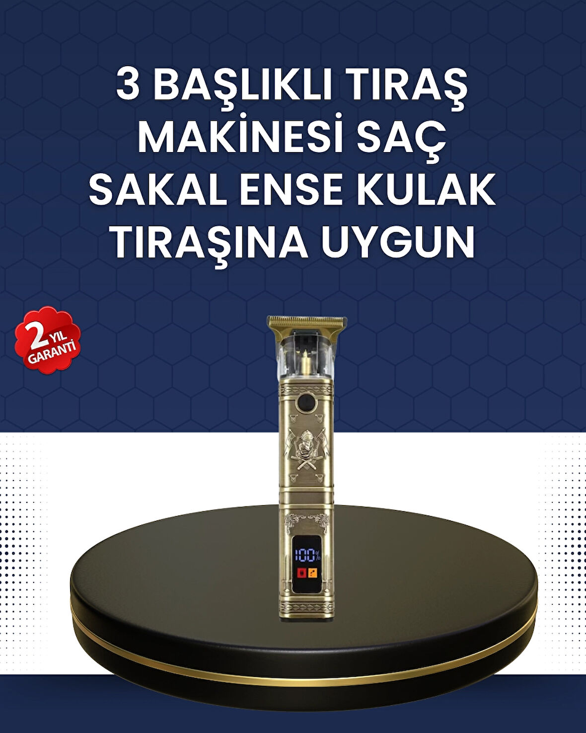 Burun ve Kulak İçin 2’si 1 Arada Tıraş Başlıklı Cihaz
