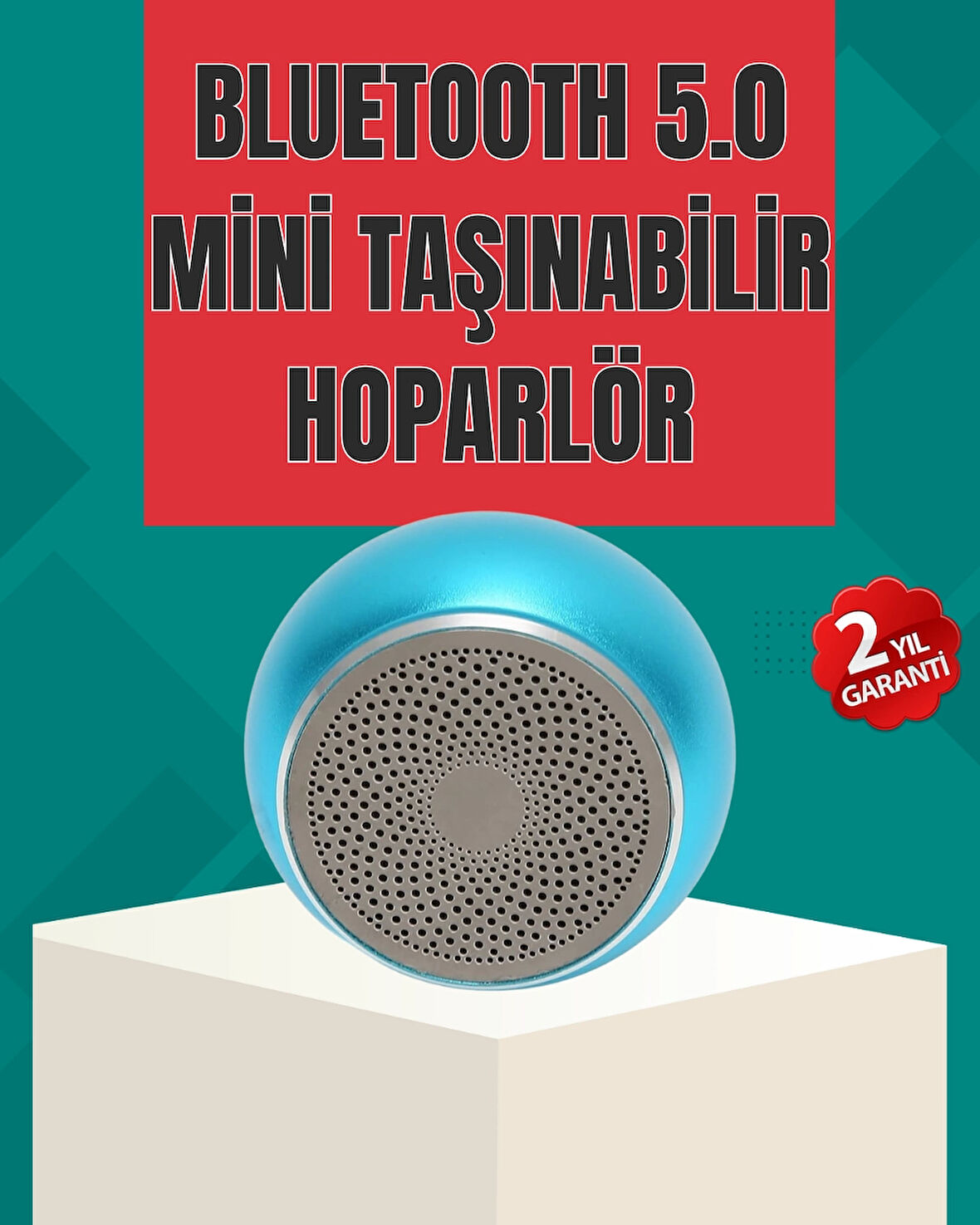 Taşınabilir Bluetooth Hoparlör | Eller Serbest Arama Özellikli