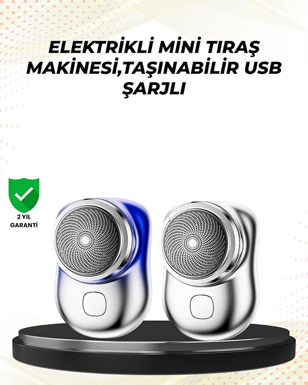 Tüm vücut bölgelerinde kullanılabilen küçük boy tıraş cihazı