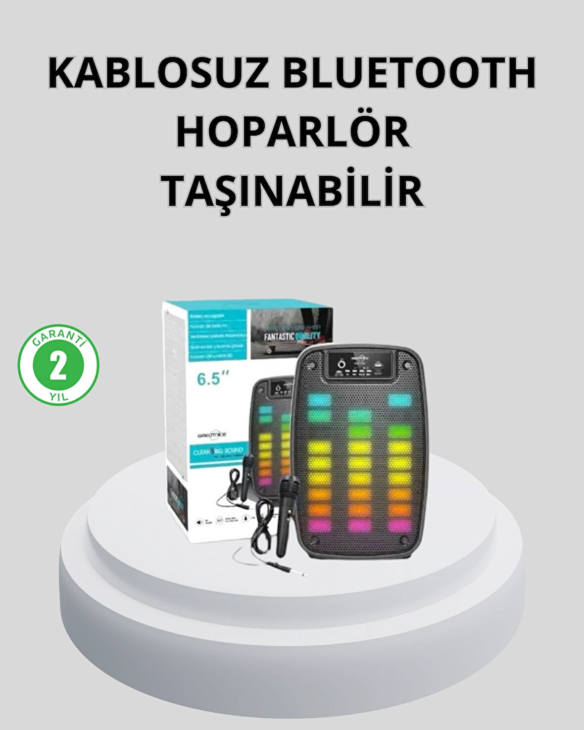 Bluetooth Bağlantılı Taşınabilir Müzik Cihazı – 2 Saat Kesintisiz Müzik