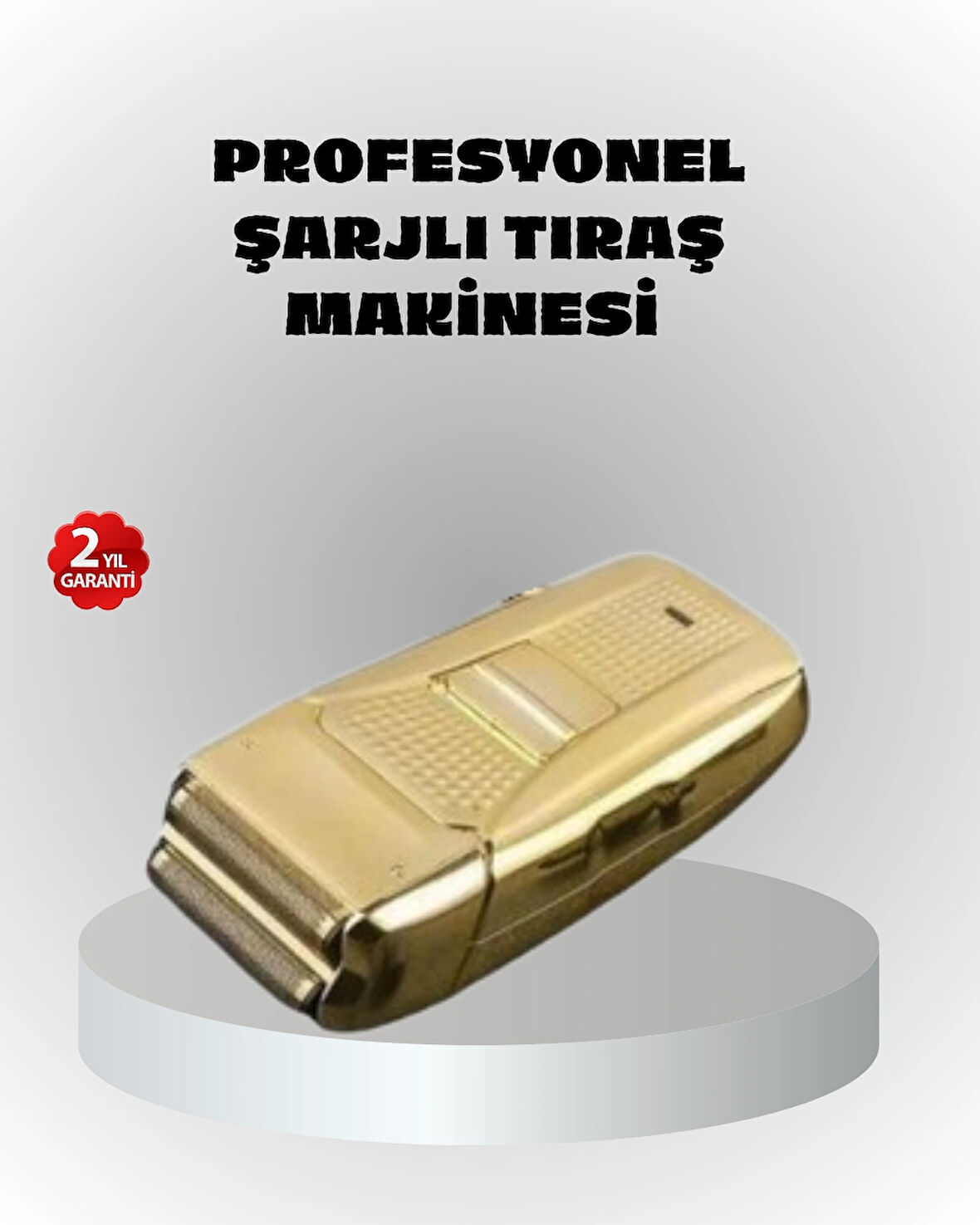 Profesyonel Erkek Tıraş Makinesi Islak Kuru Kullanım ve Şarjlı Sistem