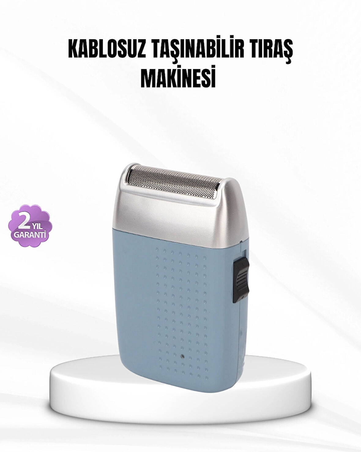 Taşınabilir Şarjlı Tıraş Makinesi – Kuru Kullanım, Özel Sakal Başlıkları
