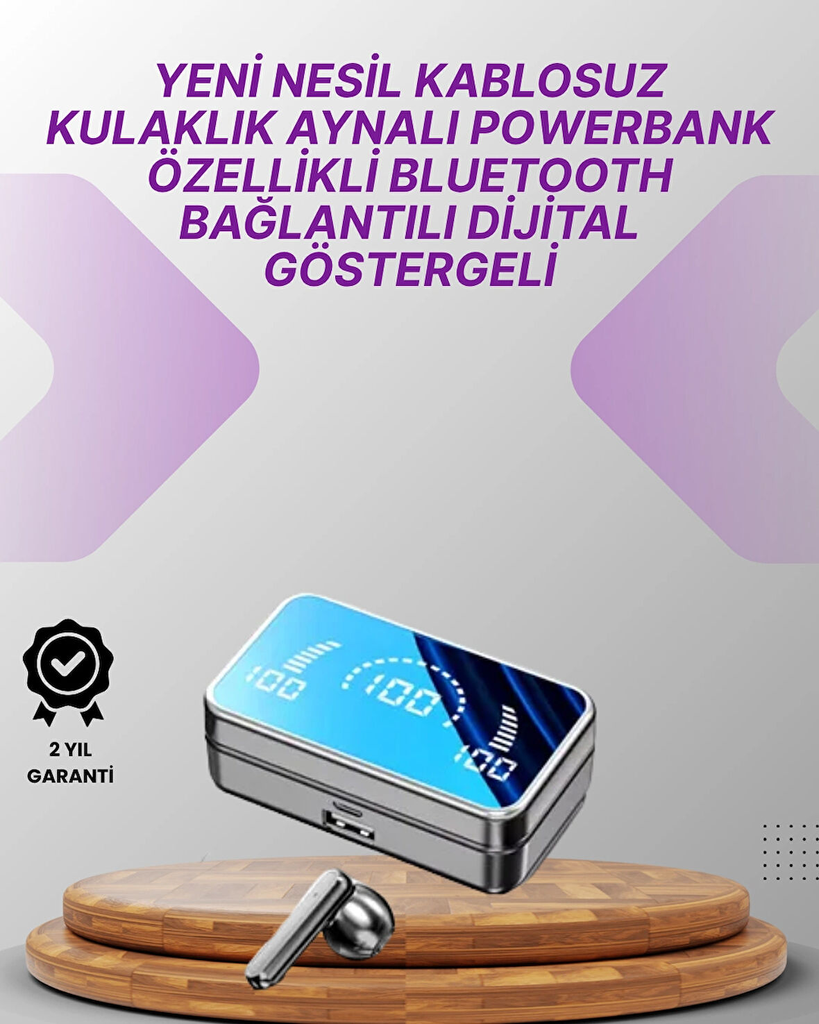 S20 Kablosuz Kulaklık – 360° Surround Stereo Ses Sistemi ile Derin Ses Deneyimi