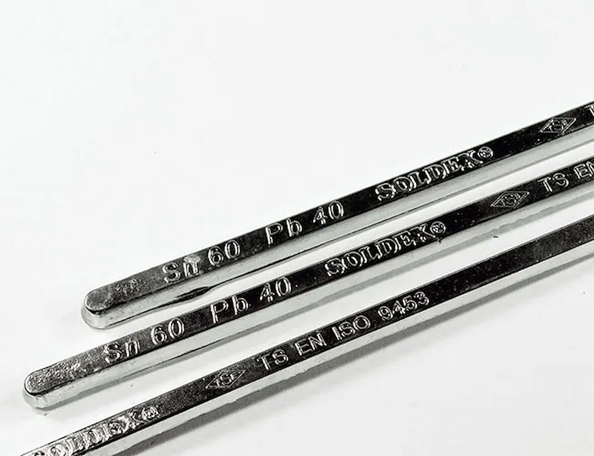 Soldex Çubuk Lehim 60-40, 1 kg, Sn:60 / Pb:40