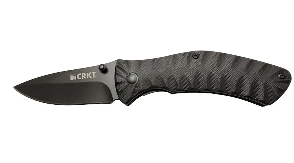 Crkt İncendor 2078 BK Siyah Kamp Çakı 17,5cm - Manuel, Plastik Sap, Kemerlikli