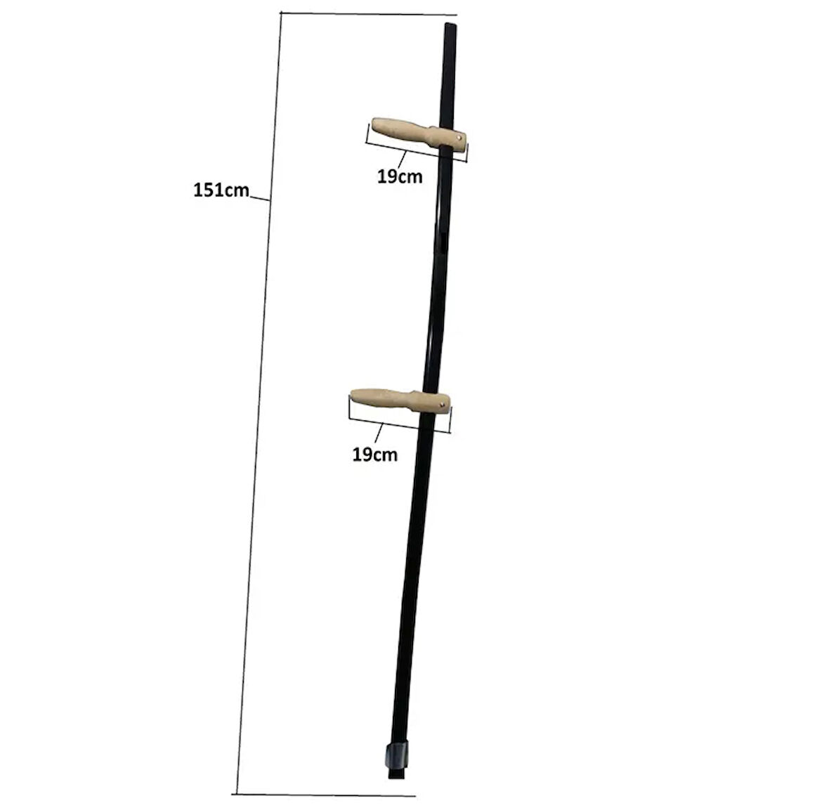 Tırpan Sapı Takımı - Metal Sap, Elcik, Bilezik ve Alyan