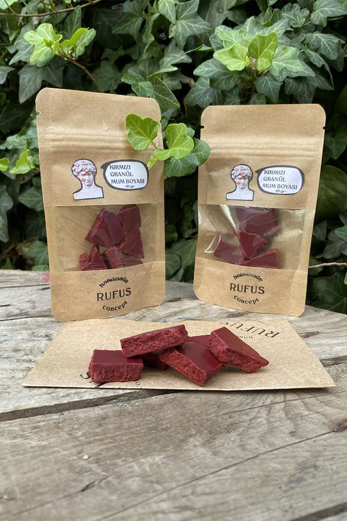 Kırmızı Granül Mum Boyası 10 gram