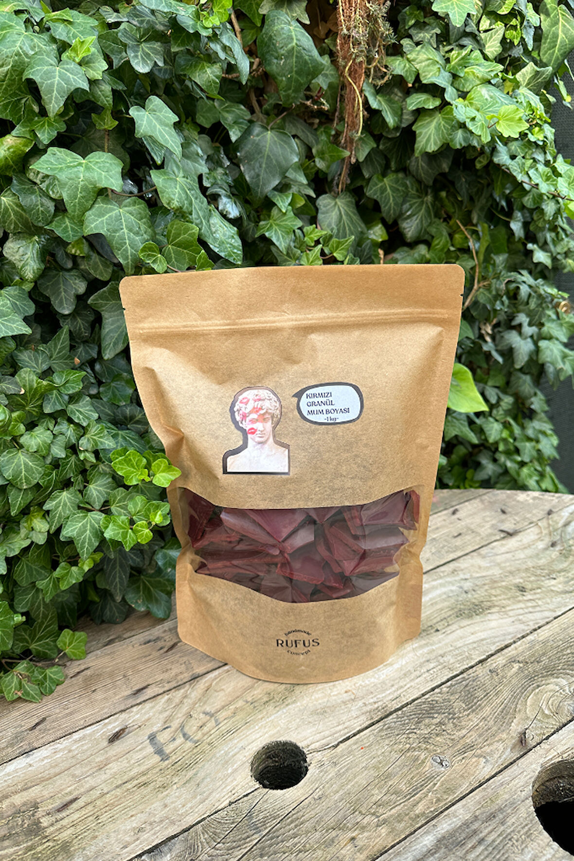 Kırmızı Granül Mum Boyası 1000gr