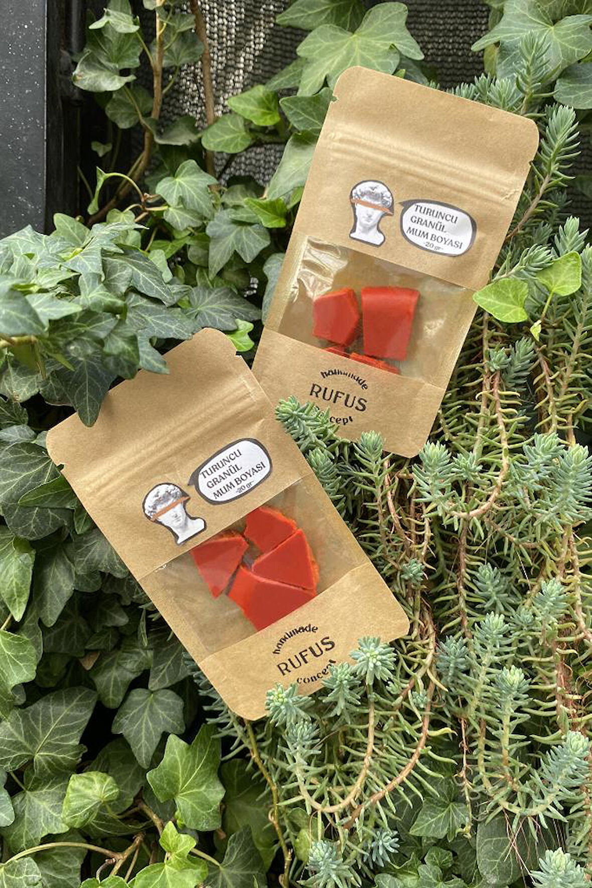 Turuncu Granül Mum Boyası 20 gram