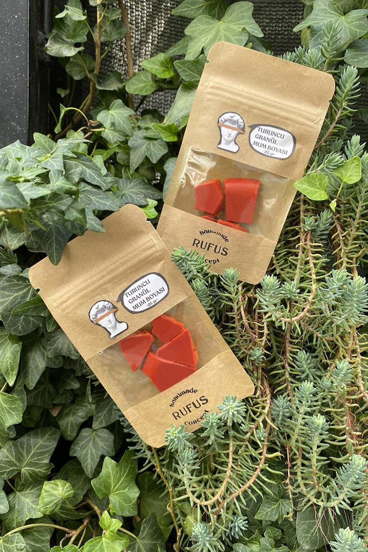 Turuncu Granül Mum Boyası 50 gram