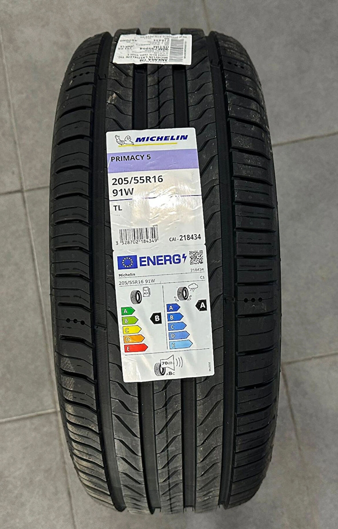 Michelin 205/55 R16 91W Primacy 5 Yaz Lastiği 2024 Üretim