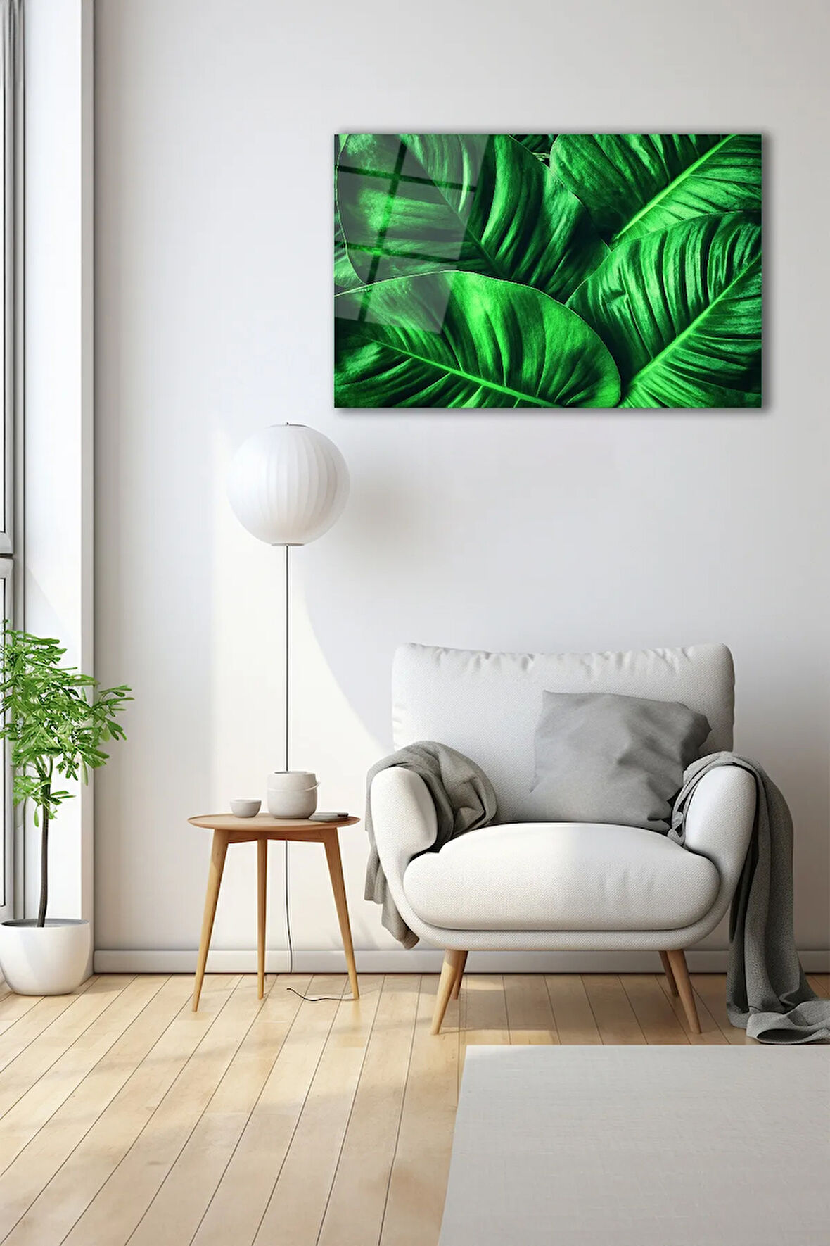 Dekoratif Duvar Tablosu Temperli Cam Tablo 72 x 46 cm