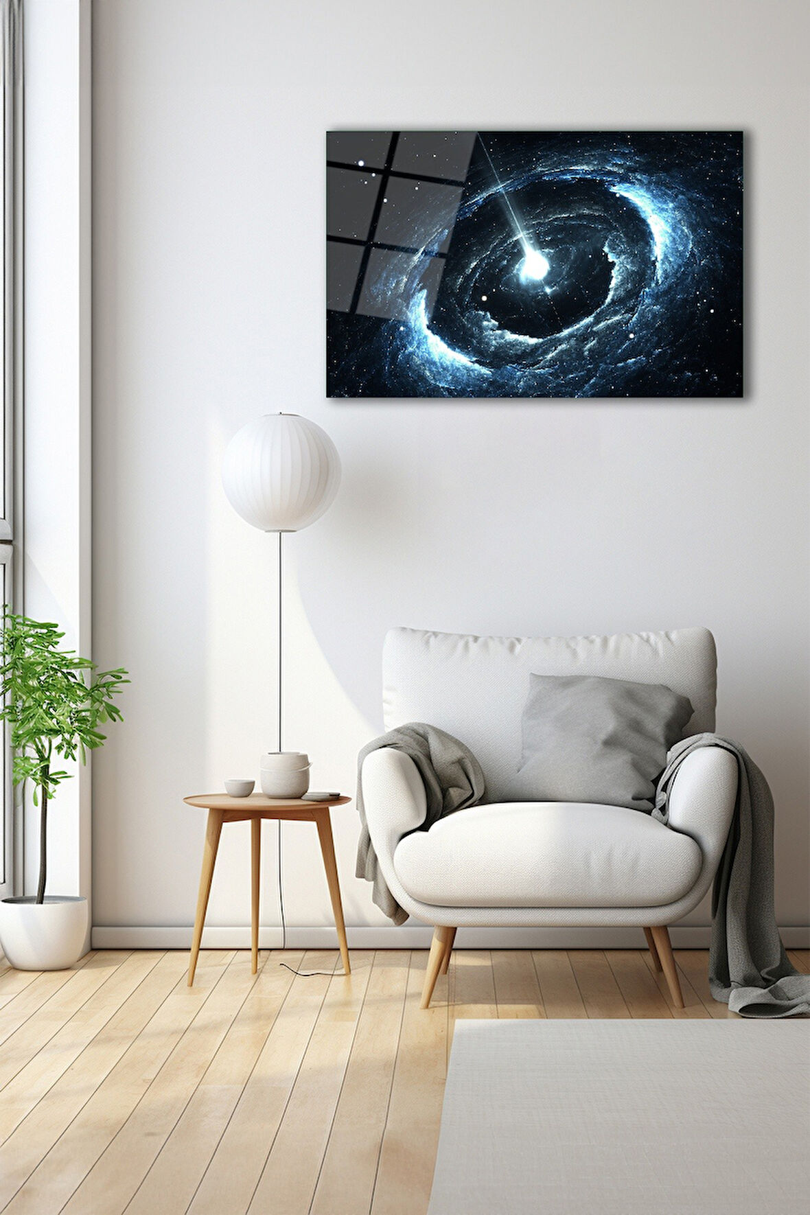 Dekoratif Duvar Tablosu Temperli Cam Tablo 72 x 46 cm