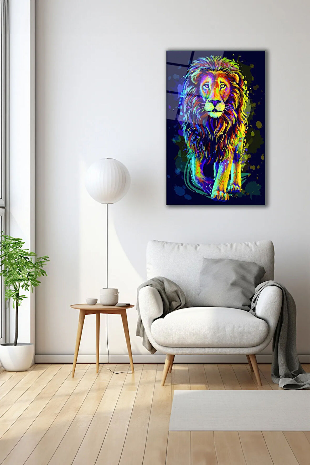 Dekoratif Duvar Tablosu Temperli Cam Tablo 72 x 46 cm