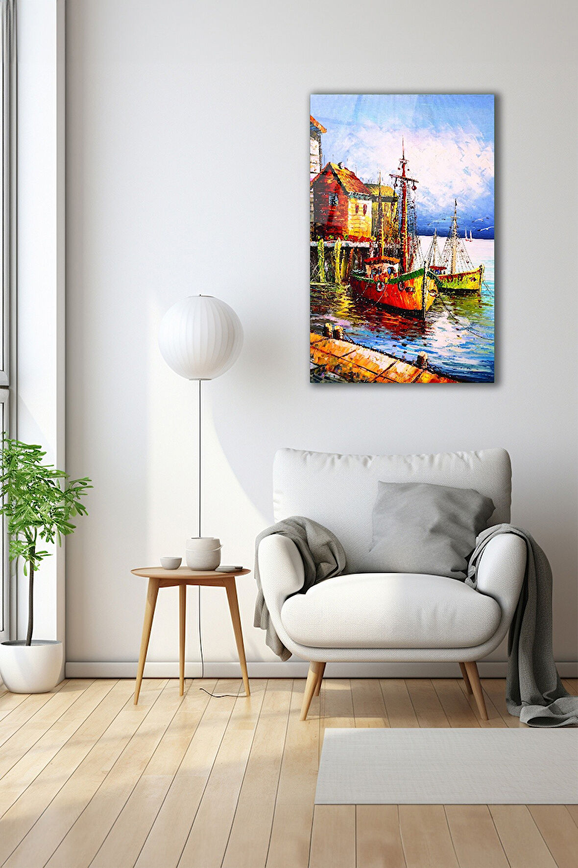 Dekoratif Duvar Tablosu Temperli Cam Tablo 72 x 46 cm