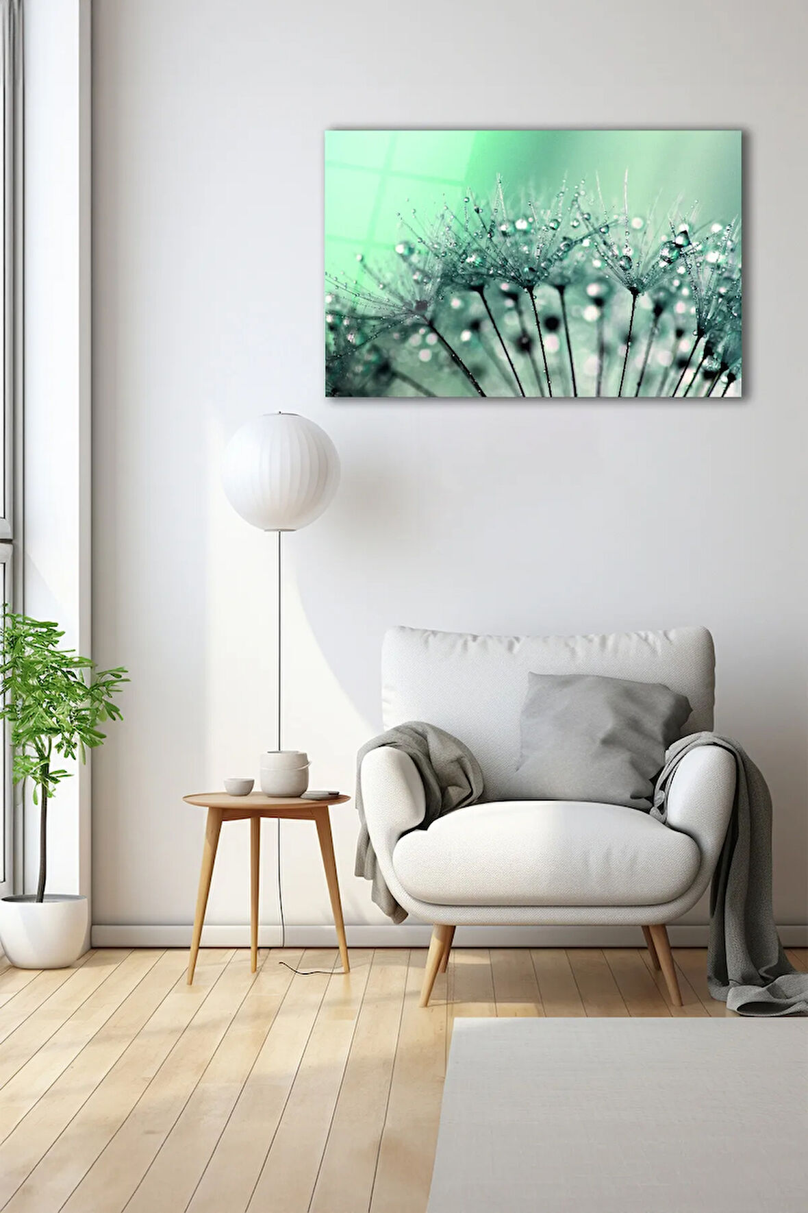 Dekoratif Duvar Tablosu Temperli Cam Tablo 72 x 46 cm