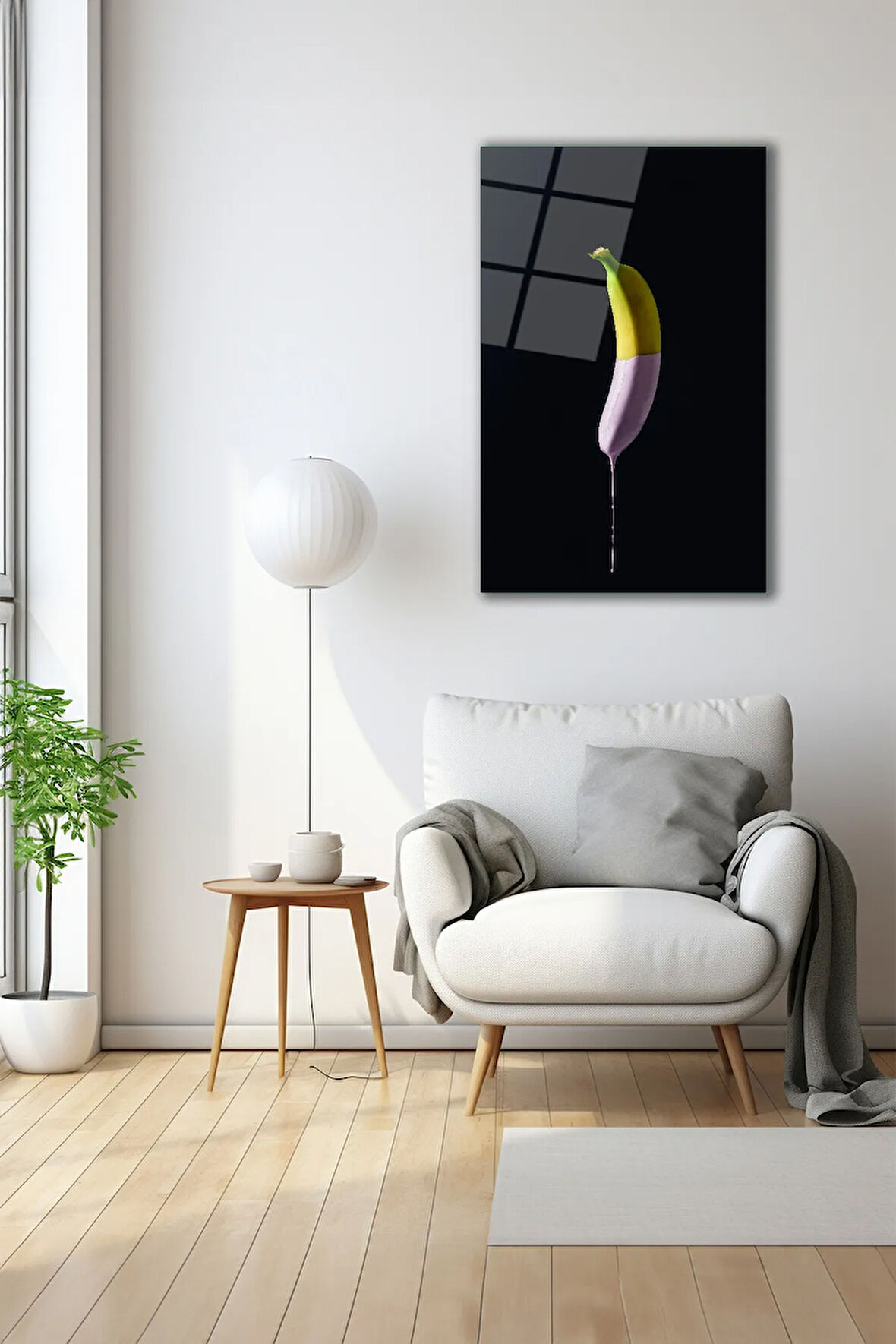 Dekoratif Duvar Tablosu Temperli Cam Tablo 110 x 70 cm