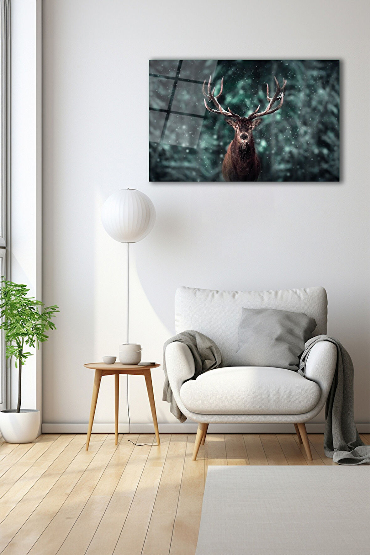 Dekoratif Duvar Tablosu Temperli Cam Tablo 72 x 46 cm