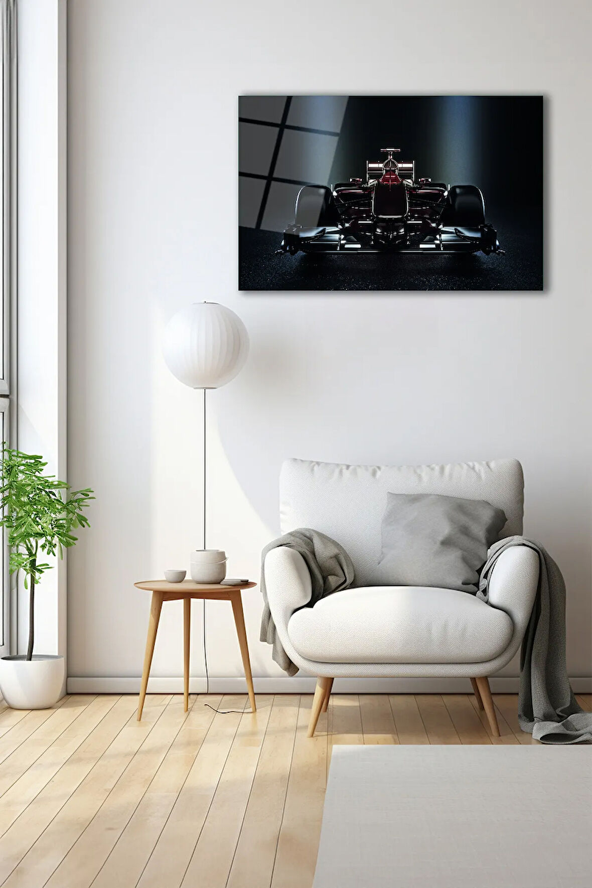 Dekoratif Duvar Tablosu Temperli Cam Tablo 72 x 46 cm