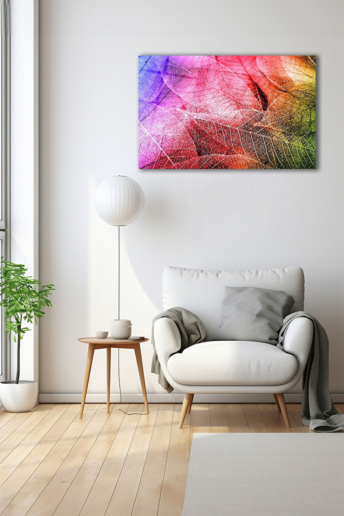 Dekoratif Duvar Tablosu Temperli Cam Tablo 72 x 46 cm