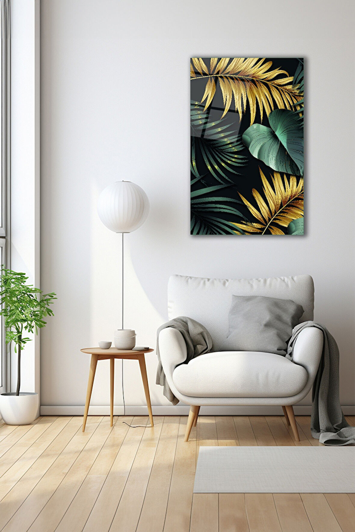 Dekoratif Duvar Tablosu Temperli Cam Tablo 72 x 46 cm