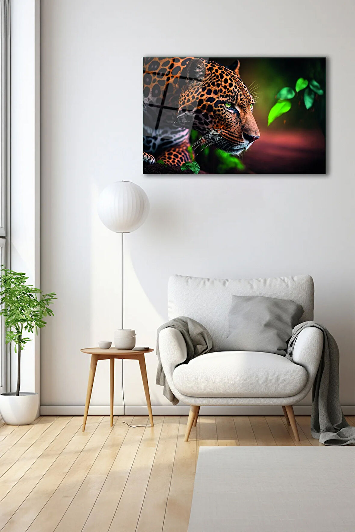 Dekoratif Duvar Tablosu Temperli Cam Tablo 72 x 46 cm