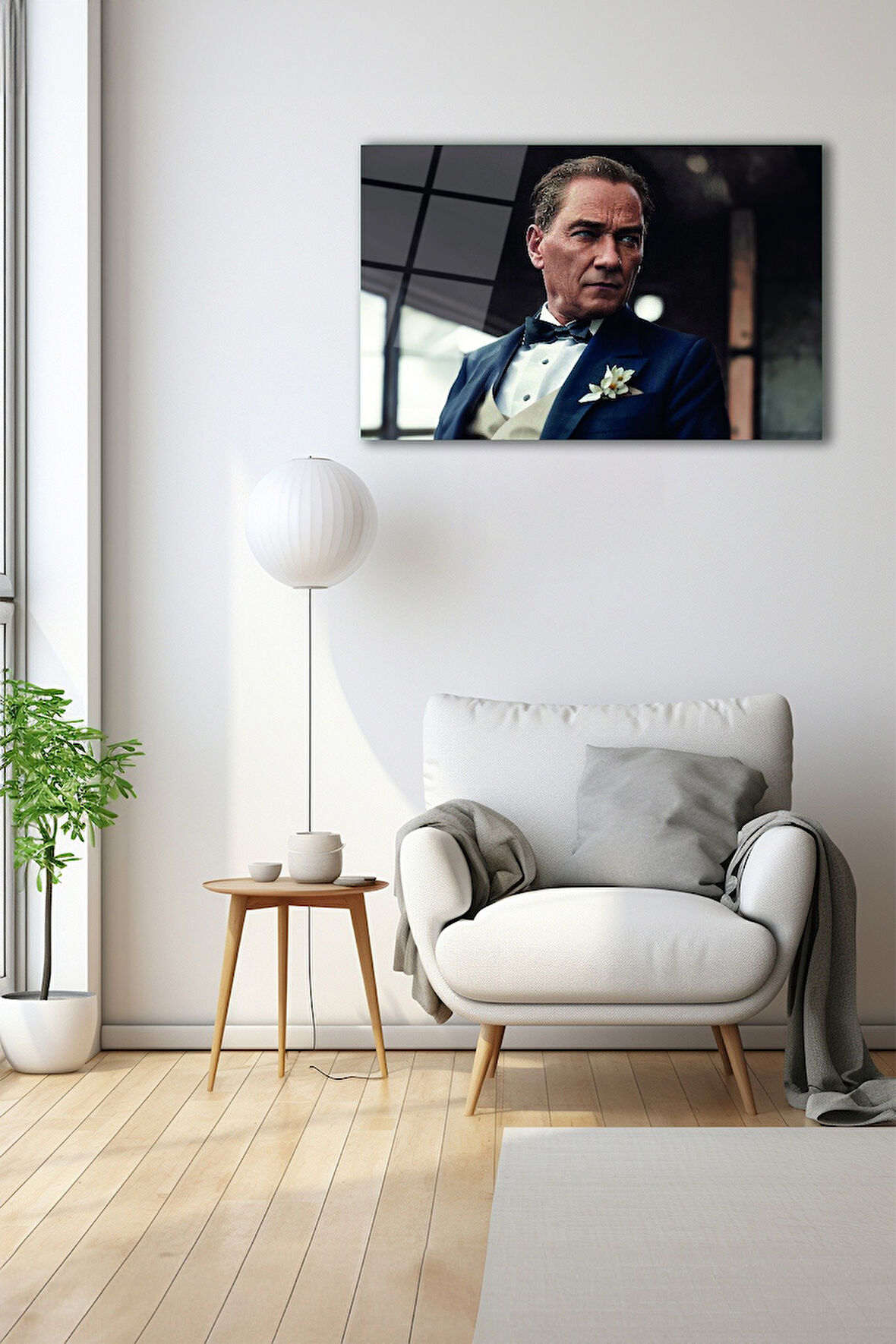 Dekoratif Duvar Tablosu Temperli Cam Tablo 72 x 46 cm