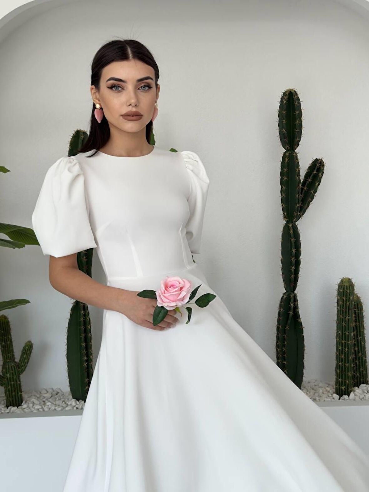 Catania Balon Kol Elbise