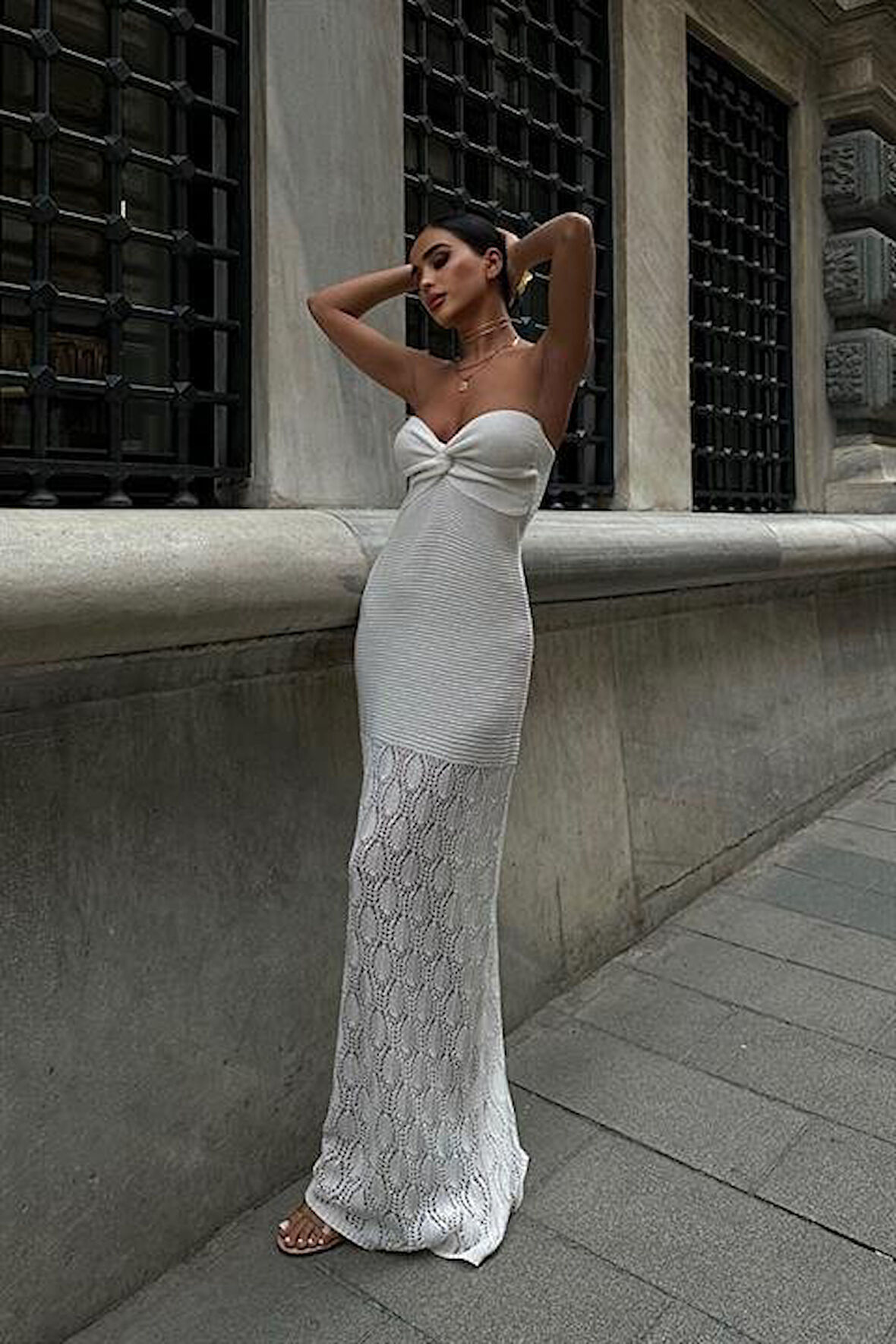 Eudora Ajurlu StraplezElbise 2771