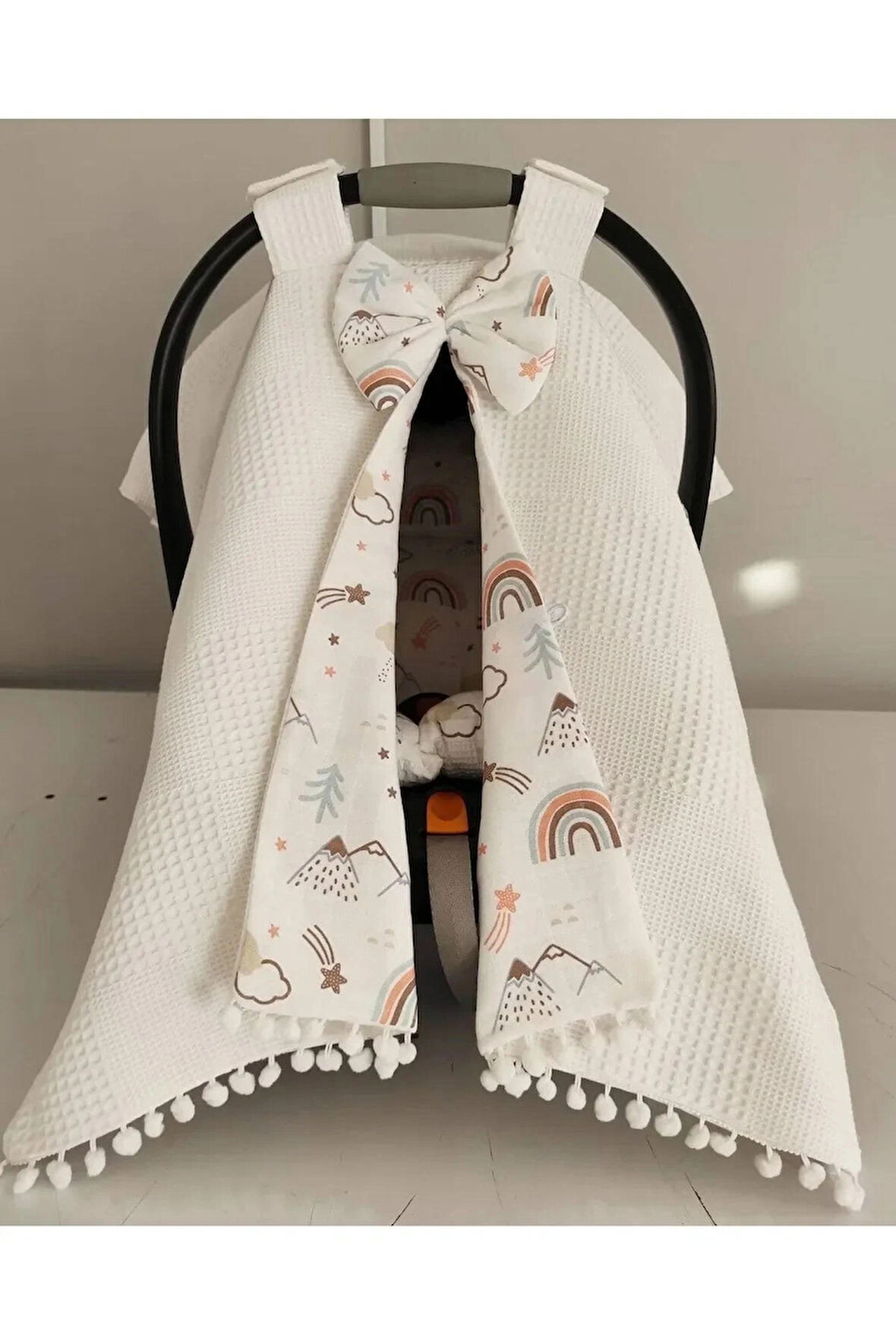 %100 Pamuk Çok Amaçlı Pamuk Puset Örtüsü & Minderi