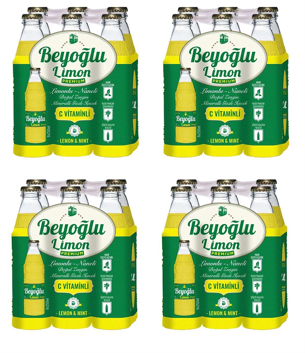 Beyoğlu Gazozu Limonlu  250 Ml X 24 Adet