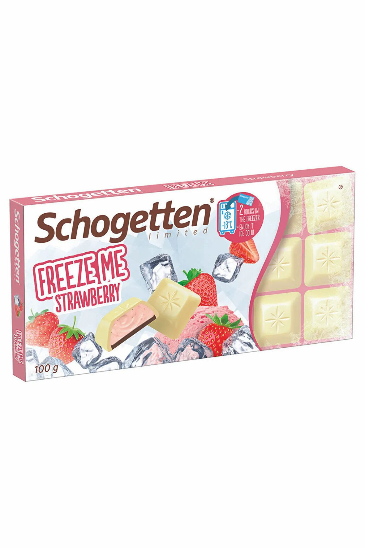 Schogetten Freeze Me Strawberry Çikolata 100 gr 