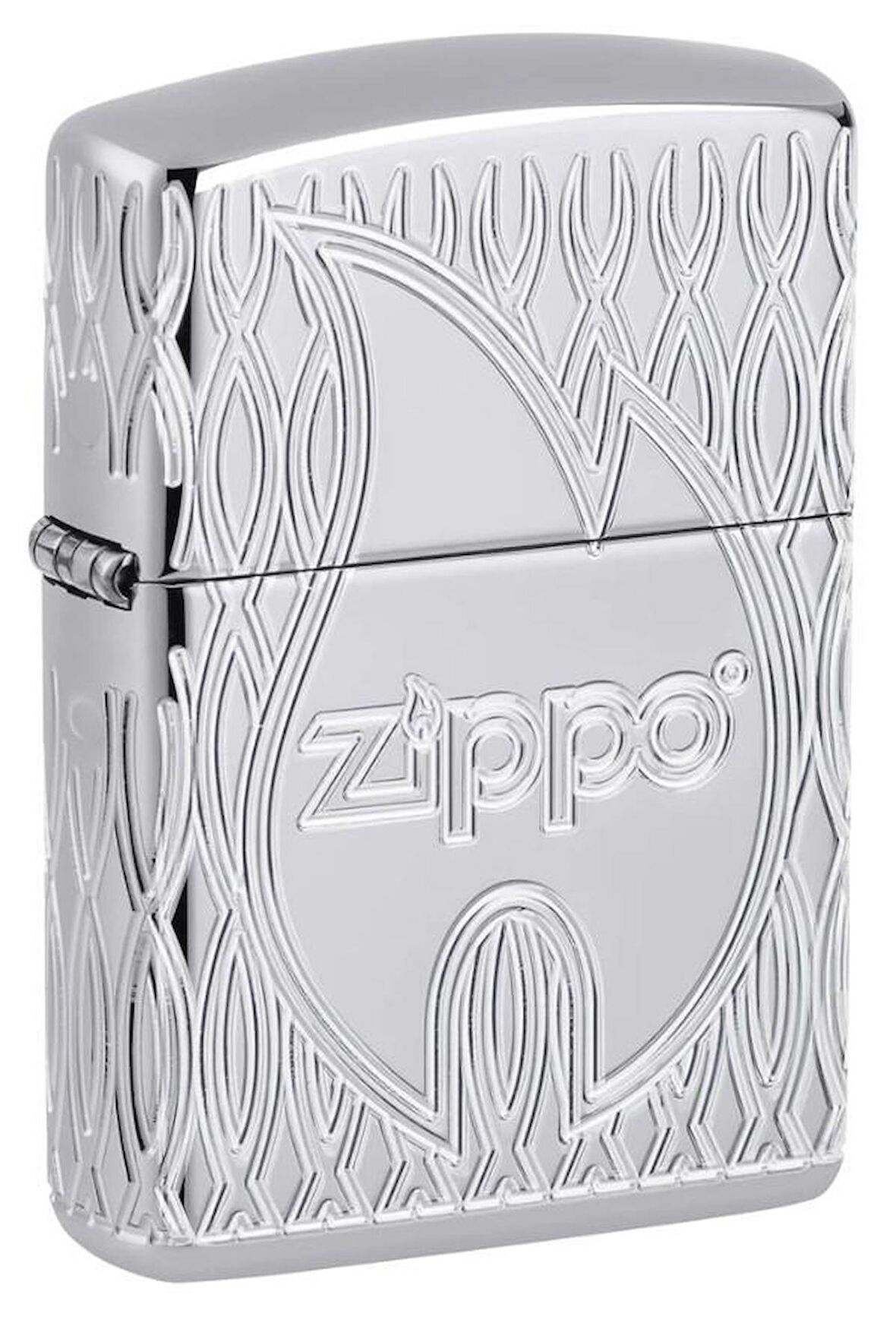 Zippo Armor Flame Polished Chrome Dizayn Çakmak