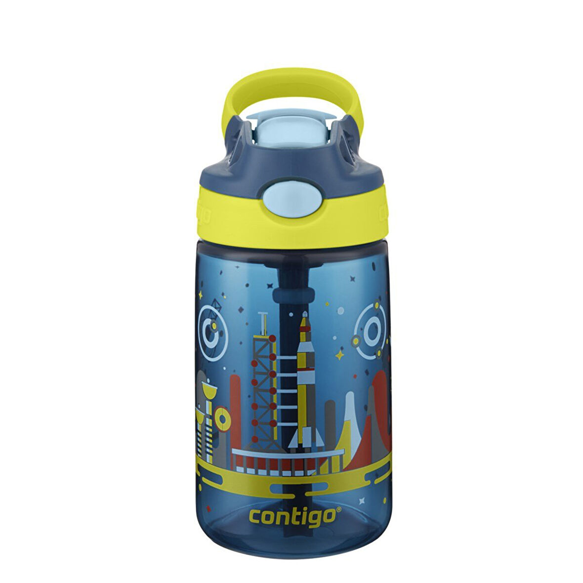 Contigo Gizmo Flip Uzay Tritan Çocuk Suluğu 420ML - Mavi