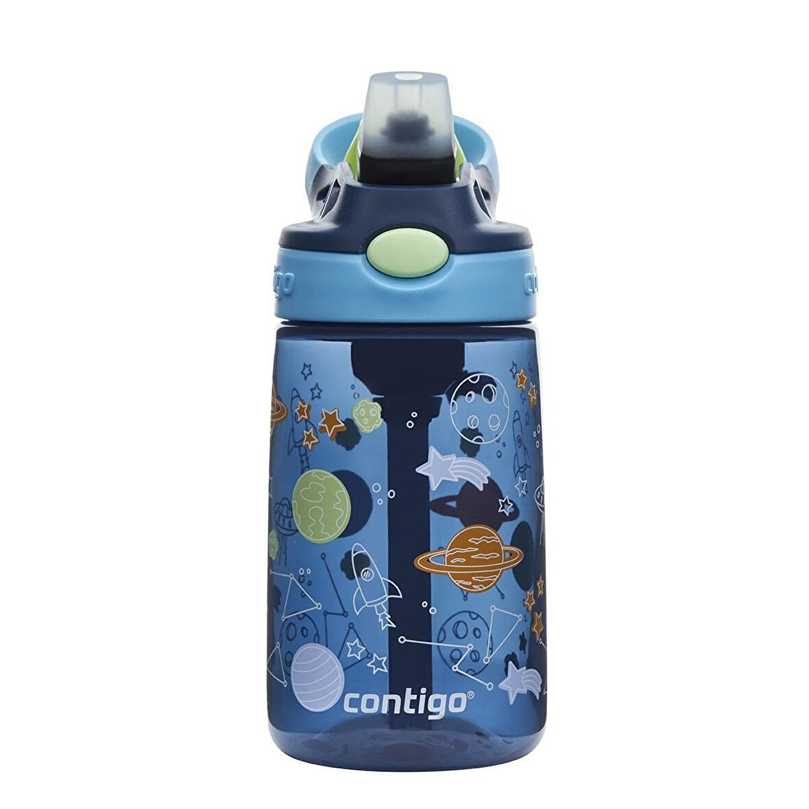 Contigo Gizmo Flip Pro Uzay Tritan Çocuk Suluğu 420ML - Lacivert 