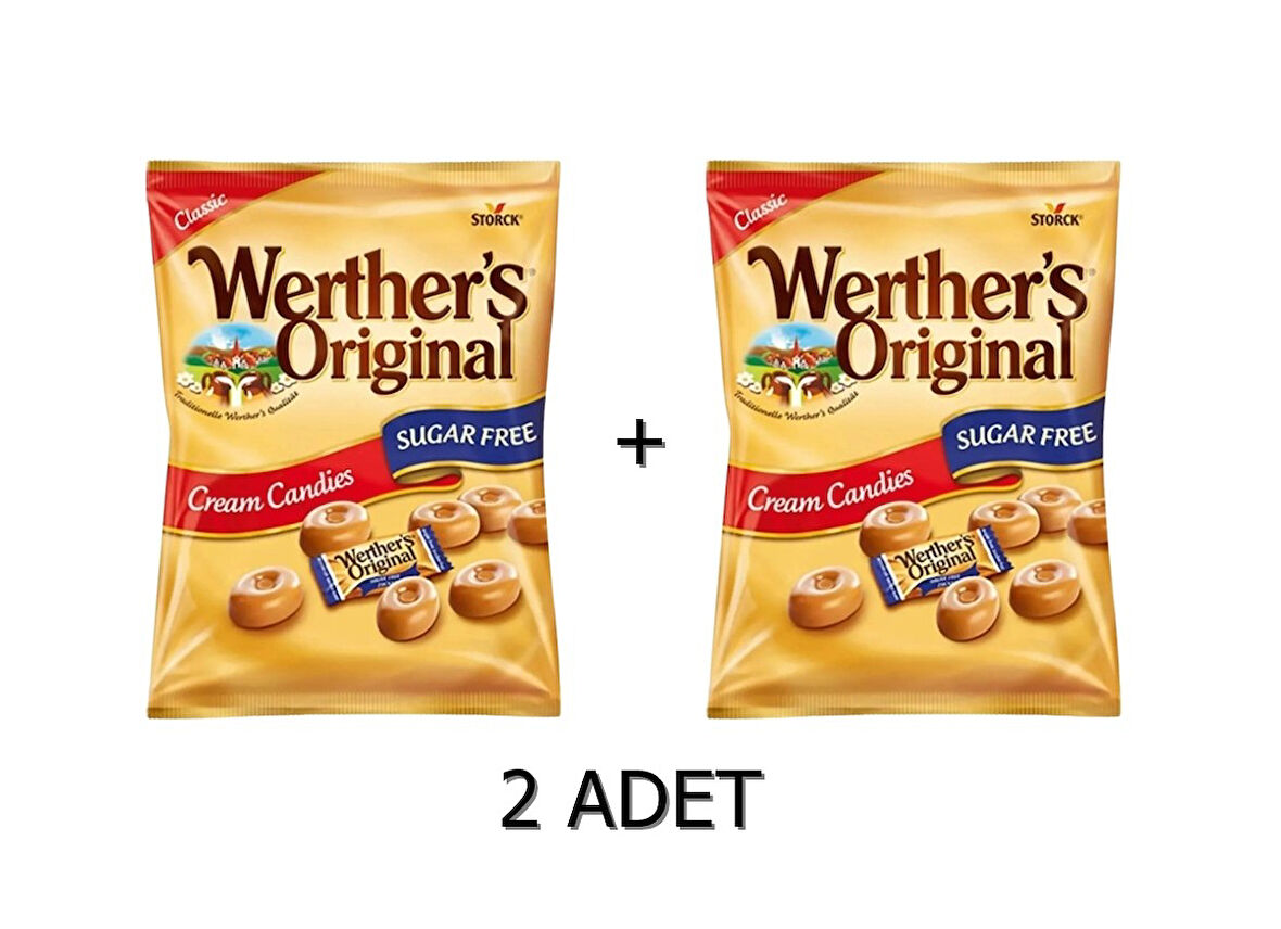 Werther's Original Sugar Free Şekersiz 70 g (2 ADET)