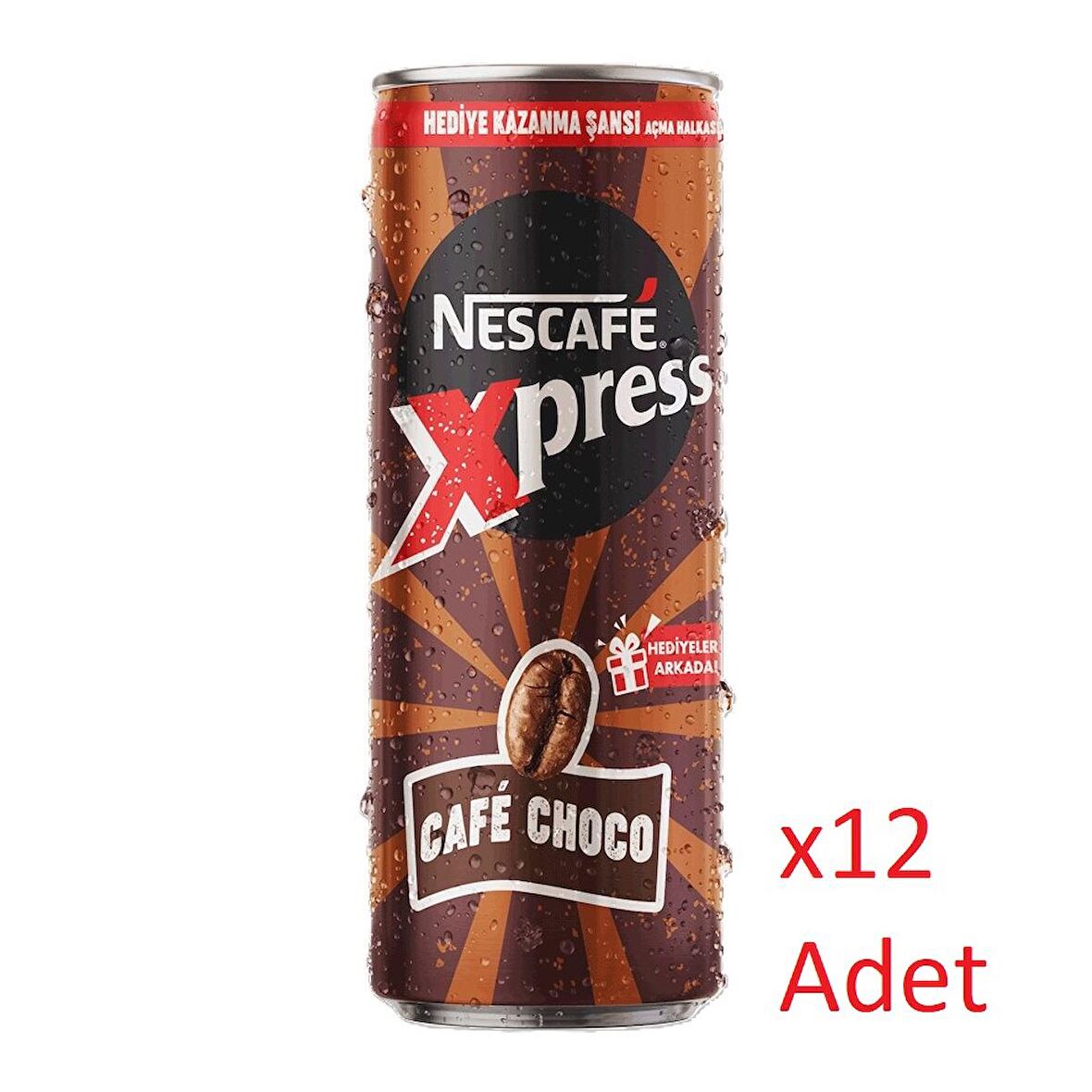 Nescafe Xpress Cafe Choco Kahve Aromalı Sütlü İçecek 250 ml - 12 Adet 