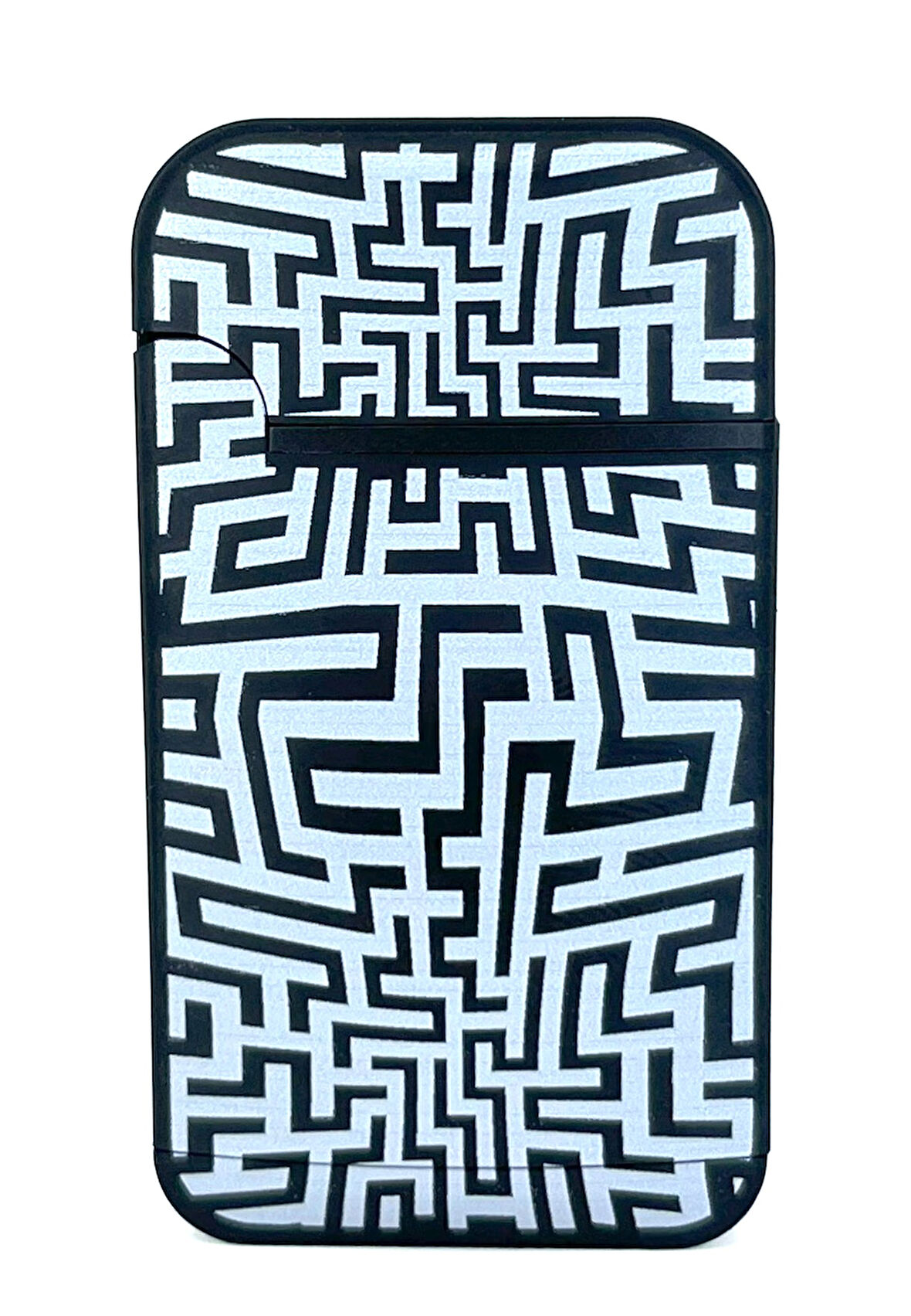 Zengaz Cool Tasarım Jet Alev Çakmak - B&W Maze