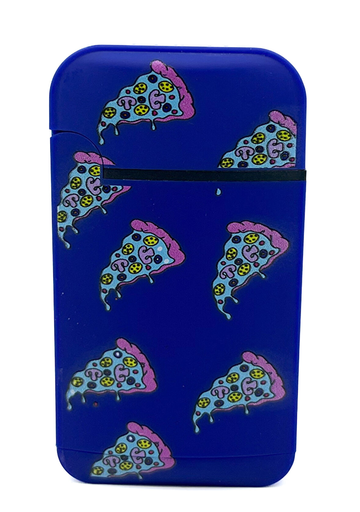 Zengaz Cool Tasarım Jet Alev Çakmak - Blue Pizza