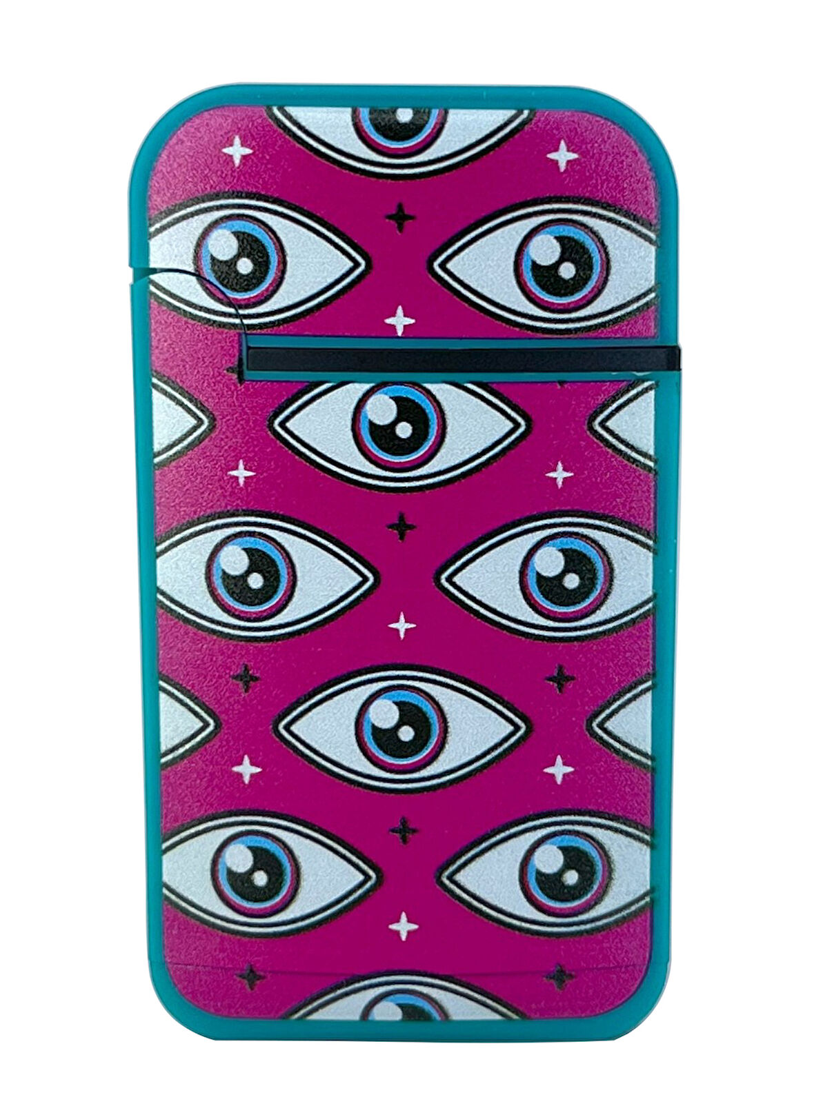 Zengaz Cool Tasarım Jet Alev Çakmak - Pink Eyes