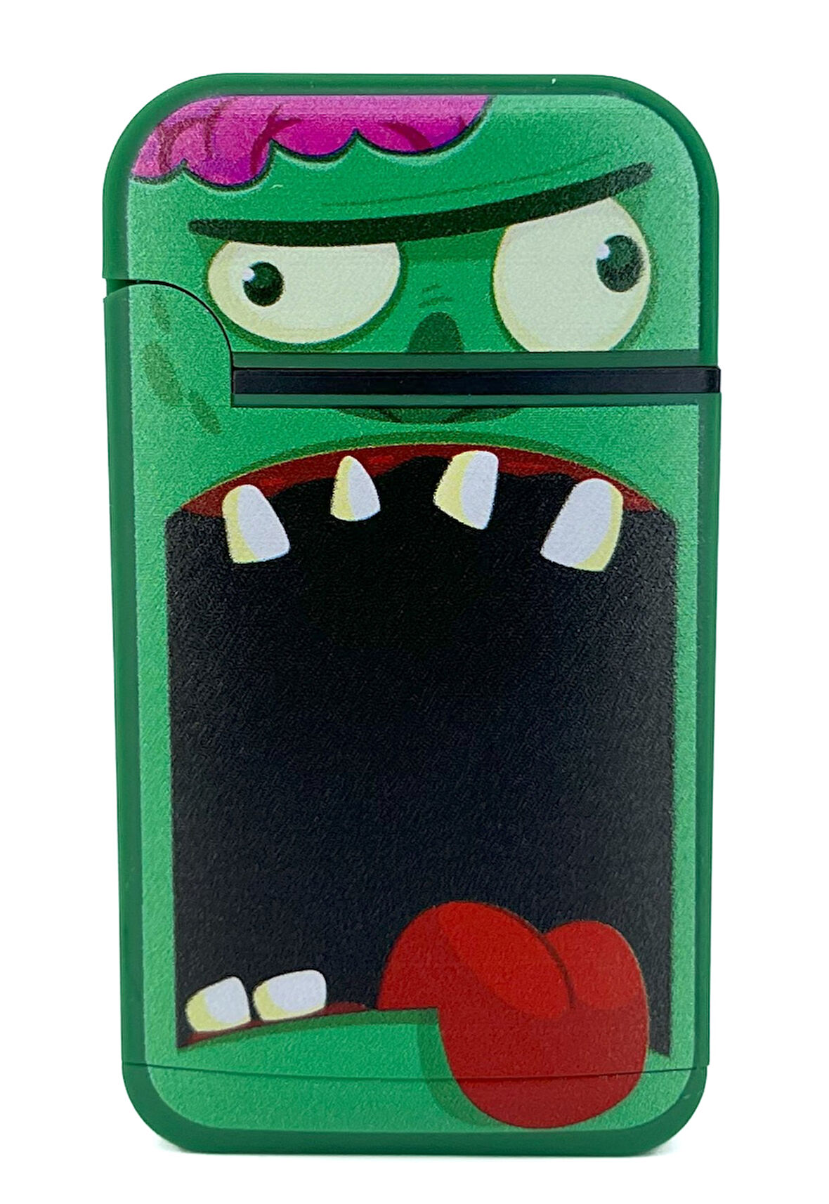 Zengaz Cool Tasarım Jet Alev Çakmak - Green Monster