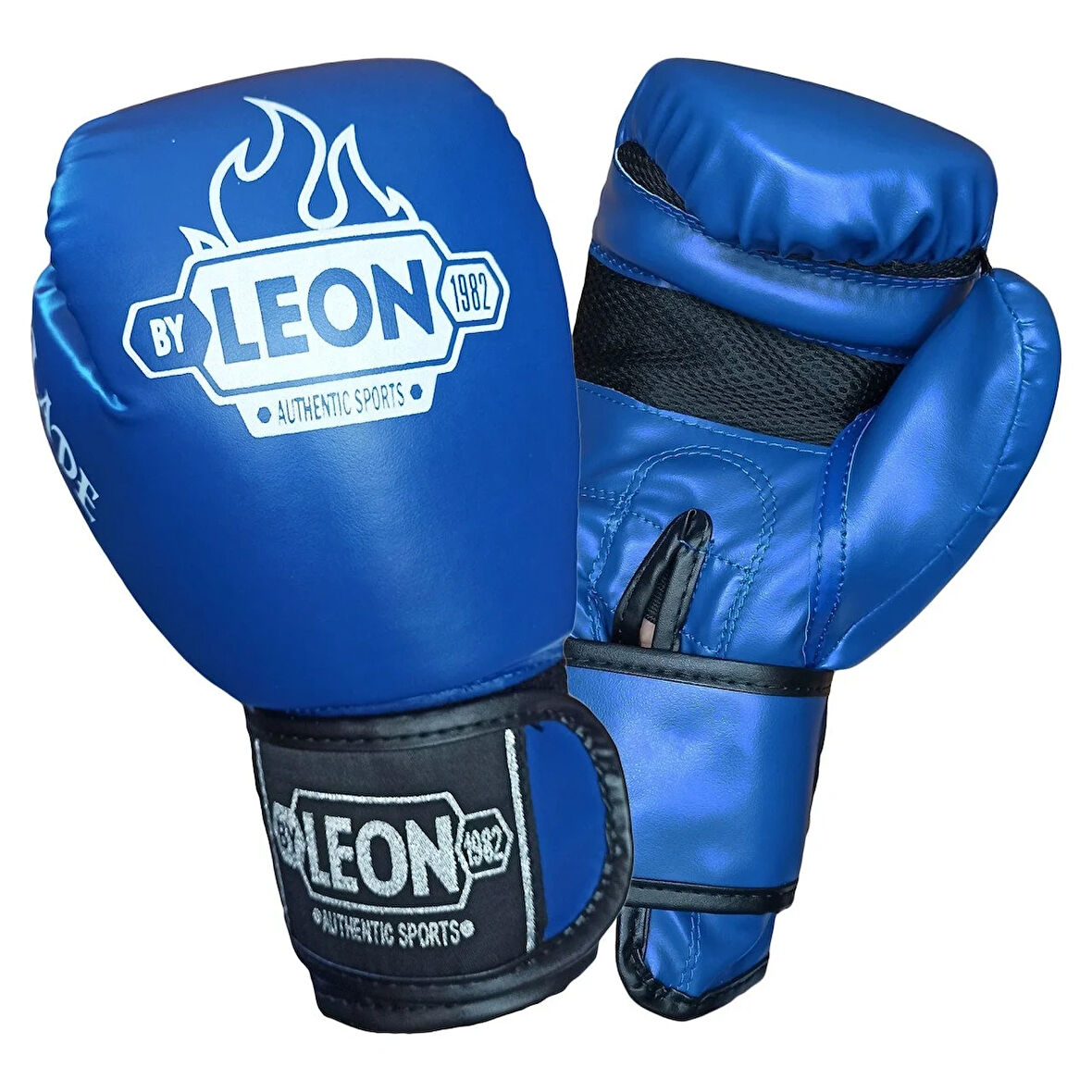 Leon Blade Training Boks, Kick Boks ve Muay Thai Eldiveni Mavi