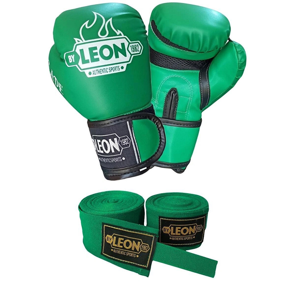 Leon Blade Training Boks Kick Boks Ve Muay Thai Eldiveni Ve Bandaj Seti 3,5 m