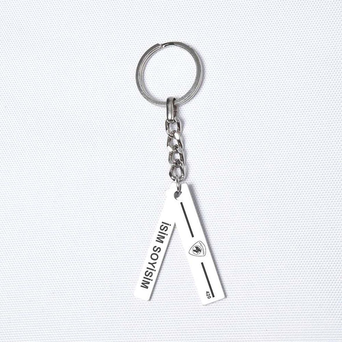 Kişiye Özel Proton 420 Plaka Anahtarlık