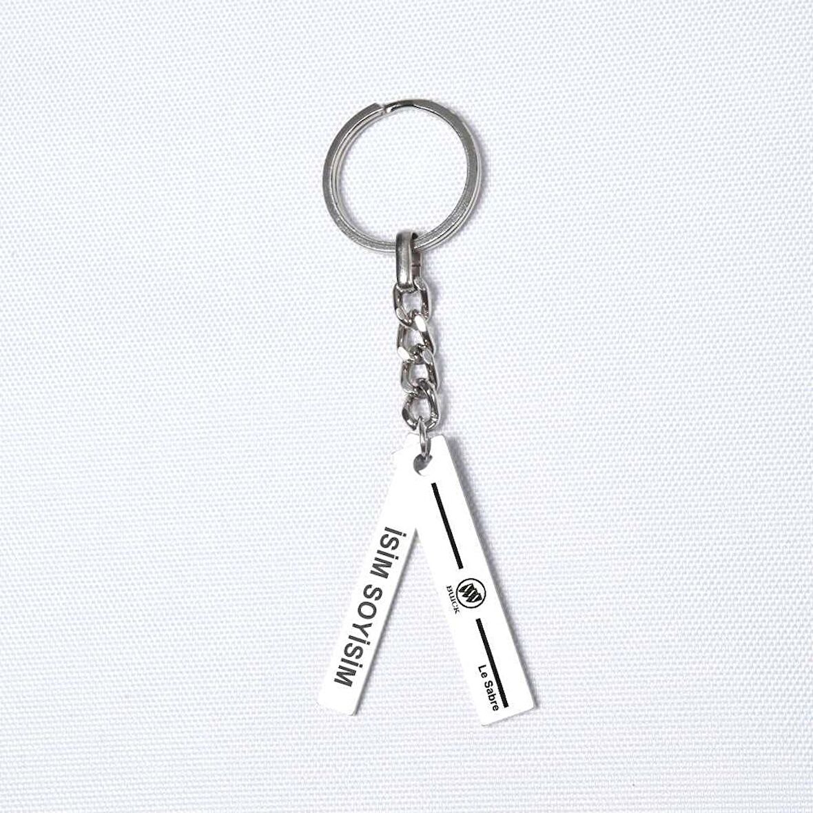 Kişiye Özel Buick Le Sabre Plaka Anahtarlık