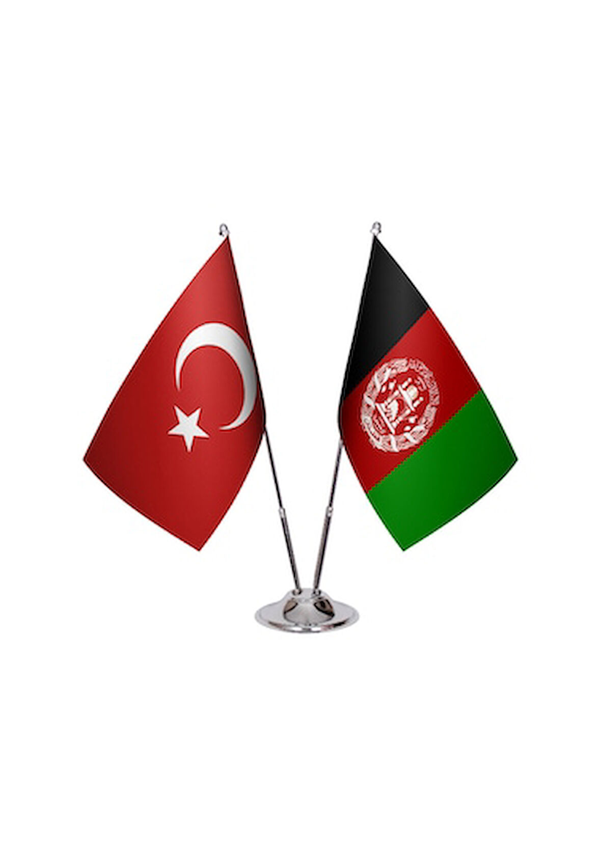Afganistan ve Türkiye Masa Bayrağı Seti