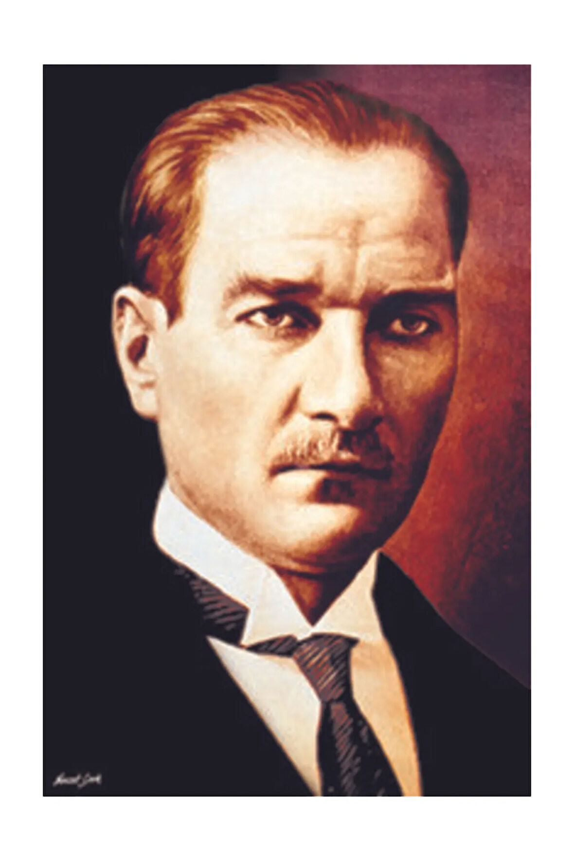 Atatürk Resmi Raşel Kumaş 300x450cm.