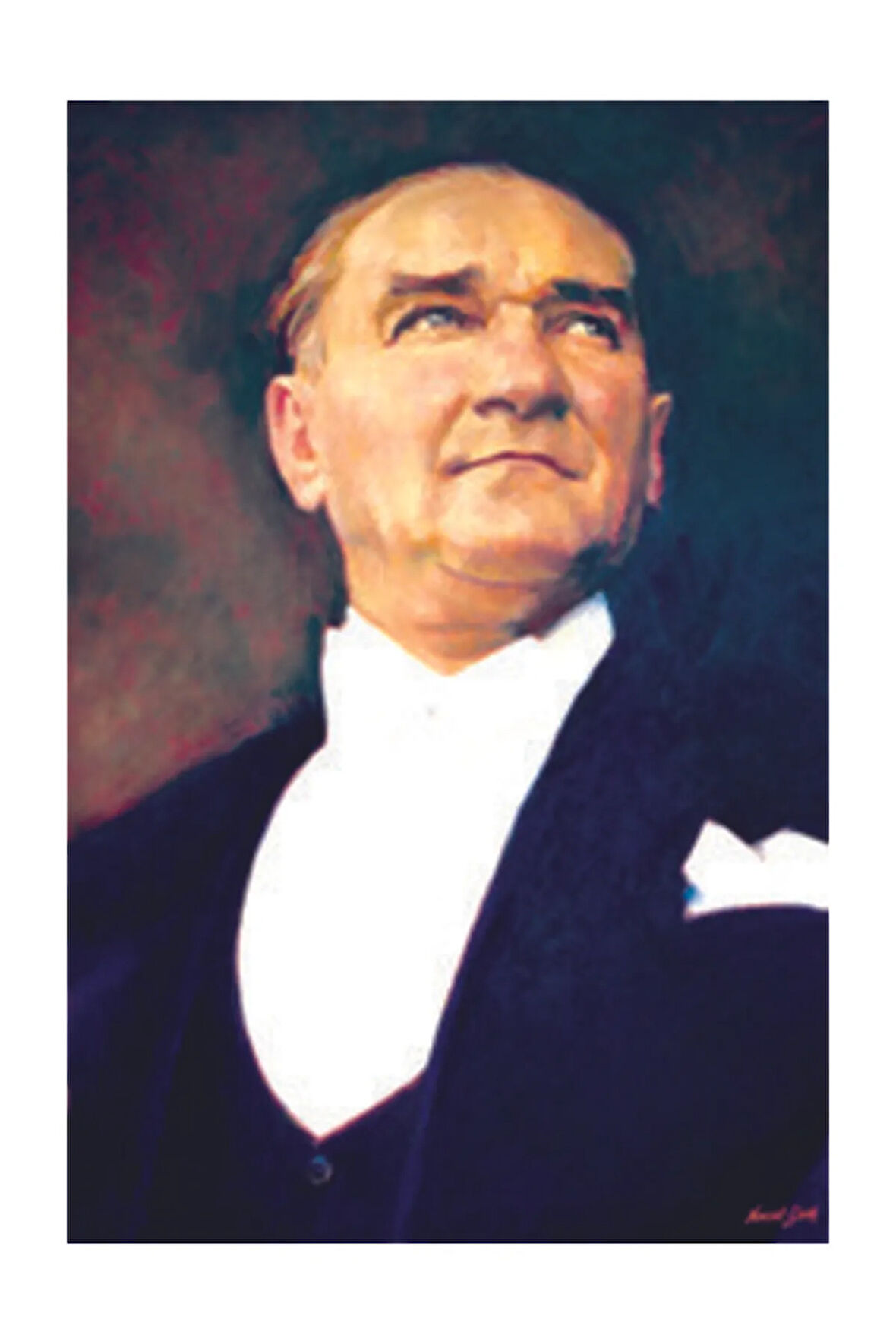 Atatürk Resmi Raşel Kumaş 100x150cm.